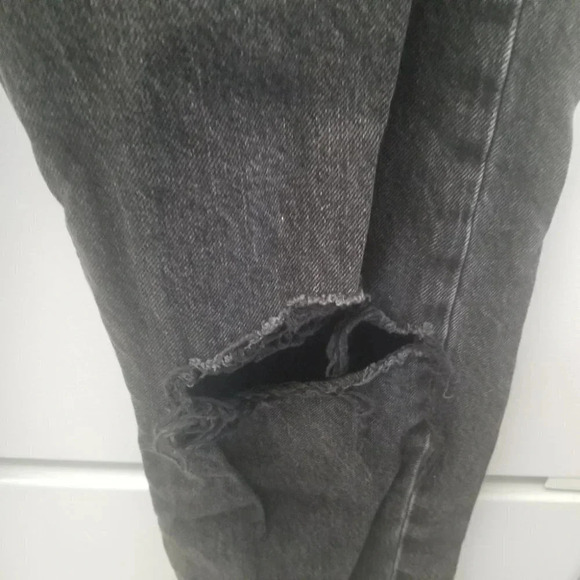 Levi's Wedgie Straight Fit High Rise Jeans After  Sunset Black 34964-0146 27 - Picture 9 of 14